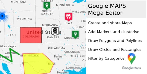 Google Maps Multi-Purpose Mega Editor php script v5.4.1