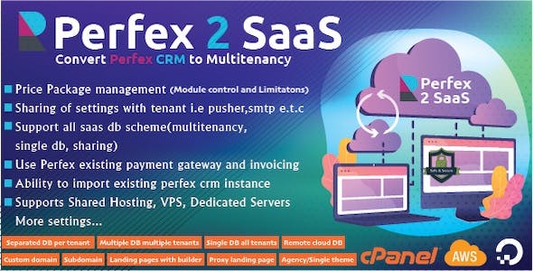 Perfex CRM SaaS Module - Transform Your Perfex CRM into a Powerful Multi-Tenancy Solution