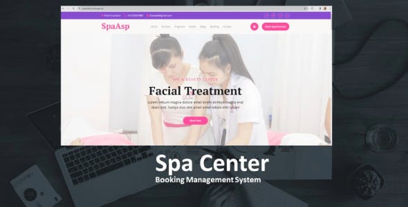 Spa Booking Management System - ASP.NET Core 8.0 Razor Pages (C#)