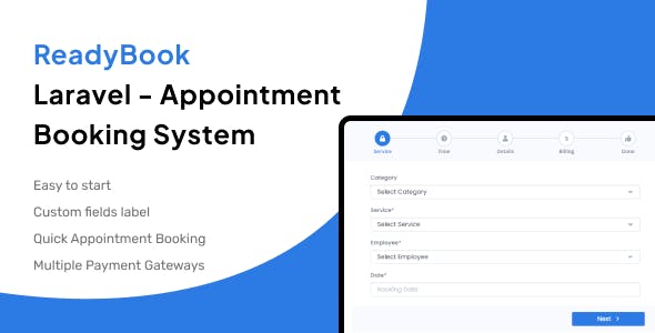 Appointment Booking System - Auto Scheduling Script - Laravel