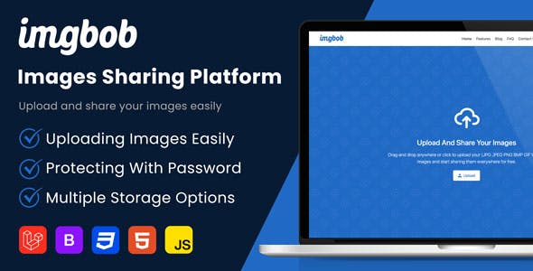 Imgbob - Upload And Share Images Platform