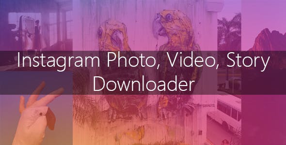 Instagram Image-Video and Story Downloader