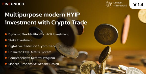 FinFunder - HYIP Investments and Crypto Trading on the Matrix Platform