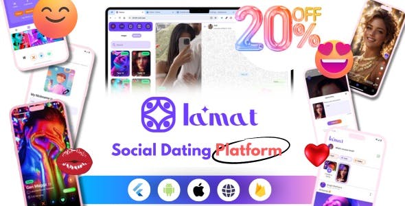 Lamat - Ultimate Online Dating Platform, Video Dating, Live Stream | tinder tiktok tango instagram