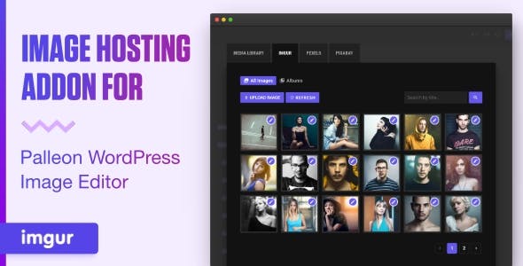 Furcifer - Image Hosting Addon For Palleon WordPress Image Editor