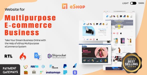 eShop Web - Multi Vendor eCommerce Marketplace / CMS