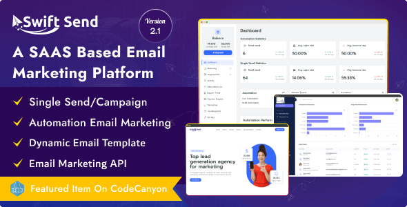 Swift Send - A SAAS Based Email Marketing Platform